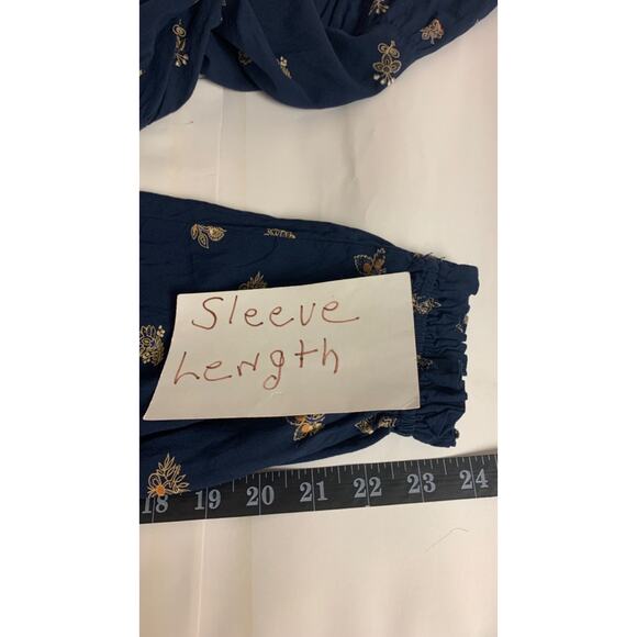 Madewell Midi Dress Boho Fairy Cottagecore Prairie Tired Layers Womens Size S - Picture 8 of 10